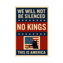Pôster de decoração de parede Fotuven We Will Not Be Silenced Pôster de decoração de parede Fotuven We Will Not Be Silenced