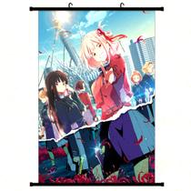 Pôster de decoração de parede Lycoris Recoils Takinas Inoues Nishikigis