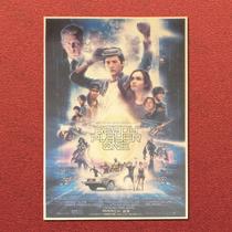 Poster de filme Ready Player One, papel sem moldura de 42 x 30 cm
