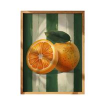 Pôster De Frutas Laranja Para Decoração De Parede, Arte De Cozinha Estilo Fazenda, Pintura De Comida
