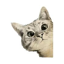 Pôster De Gato Preto Fazendo Cocô, Placa Engraçada Para Banheiro, Impressão Em Lona, Arte Fofa Para