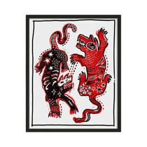 Pôster De Impressão Em Lona Abstrata Retrô, Arte Clássica Para Decoração De Sala De Estar