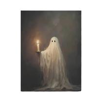 Pôster De Lona Estilo Art Déco Com Fantasmas E Luz De Vela, Sem Moldura, Arte De Parede Noturna De Pôster De Lona Estilo Art Déco Com Fantasmas E Luz De Vela, Sem Moldura, Arte De Parede Noturna De