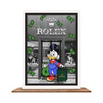 Pôster De Mickey Mouse E Pato Donald Em Tela Para Decoração De Quarto Infantil