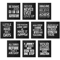Pôster de parede Outus Inspirational Positive Quote x10 com cola Pôster de parede Outus Inspirational Positive Quote x10 com cola