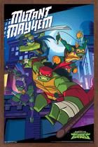 Pôster de parede Trends International Nickelodeon Rise of The Teenage Mutant Ninja Turtles - Mayhem Emoldured Mahogany 16,5 x 24,25 cm Pôster de parede Trends International Nickelodeon Rise of The Teenage Mutant Ninja Turtles - Mayhem Emoldured Mahogany 16,5 x 24,25 cm