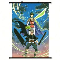Pôster de pintura de parede em tela Black Clover Anime 40x60cm Pôster de pintura de parede em tela Black Clover Anime 40x60cm