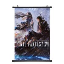 Pôster de pintura de parede em tela Final Fantasy Anime 40x60cm