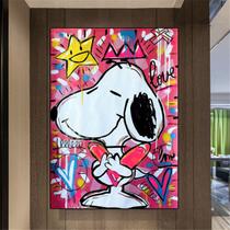 Pôster de pintura de parede em tela Snoopys Anime 40x60cm Pôster de pintura de parede em tela Snoopys Anime 40x60cm