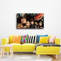 Pôster de pintura de parede em tela Toothless Anime 30x60cm