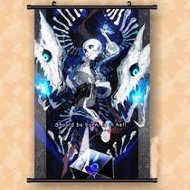 Pôster de pintura de parede em tela Undertales Sans Anime Pôster de pintura de parede em tela Undertales Sans Anime