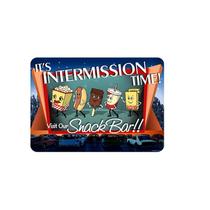Pôster de pintura em ferro Vintage Retro Snack Bar 20x30 cm