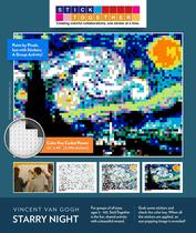 Pôster de quebra-cabeça de mosaico StickTogether Starry Night 100x90cm Pôster de quebra-cabeça de mosaico StickTogether Starry Night 100x90cm