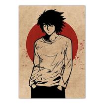 Pôster Deaths Notes Yagami Light Anime Art, papel 30x40cm