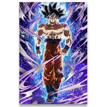 Poster Decorativo 42cm x 30cm A3 Brilhante Goku Dragon Ball DBZ b3 - BD Net Collections