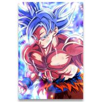 Poster Decorativo 42cm x 30cm A3 Brilhante Goku Dragon Ball DBZ b5 - BD Net Collections