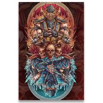 Poster Decorativo 42cm x 30cm A3 Brilhante Mortal Kombat b1