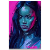 Poster Decorativo 42cm x 30cm A3 Brilhante Rihanna b1 - BD Net Collections