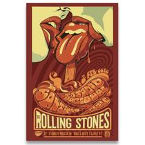 Poster Decorativo 42cm x 30cm A3 Brilhante Rolling Stones - BD Net Collections