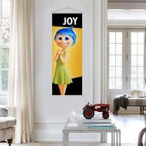Pôster decorativo de arte de parede em tela Inside Out 2 Joy 25x75cm