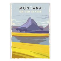 Poster Decorativo Montana Estados Unidos Usa Viagem