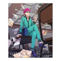 Pôster Disastrouss Life of Saiki Ks Anime Art 30x40cm