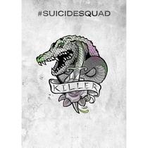 Pôster do filme Suicide Squad Killer Croc Retro Art 30x42cm