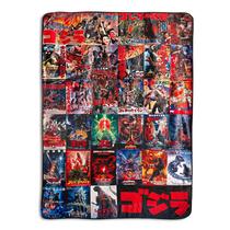 Pôster do filme Throw Blanket Godzilla de pelúcia de tamanho grande 76x54"