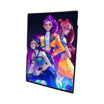 Pôster Do Grupo Kpop Demon H-Hunters HD À Prova d'Água, Decoração Adesiva Para Casa, Sala De Estar E