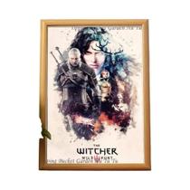 Pôster Do Jogo the Witcher 3 Wild Hunt Arte De Parede Pintura Digital Em Lona Para Decoração De Casa