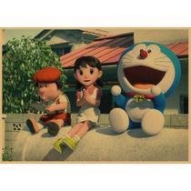 Pôster Doraemon Retro Anime para decoração de quarto ou escritório 30x42cm Pôster Doraemon Retro Anime para decoração de quarto ou escritório 30x42cm