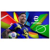 Pôster eFootball 2025 com Messi - Sem dobras