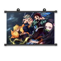 Pôster em espiral de pintura de parede Demon Slayer Anime 40x60cm