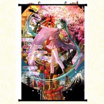 Pôster em espiral de pintura de parede Hatsune Miku 40x60cm