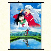 Pôster em espiral de pintura de parede Inuyasha 40x60cm Pano