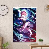 Pôster em tela de anime com pintura de parede Re Zero 40x60cm Pôster em tela de anime com pintura de parede Re Zero 40x60cm