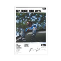 Pôster em tela Liwaed J. Cole Music 2014 Forest Hills Drive