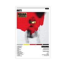 Pôster em tela Rihanna Music Anti 30x45cm (12x18 polegadas)