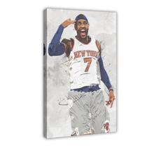 Pôster em tela stortnate Carmelo Anthony Basketball 50x75cm