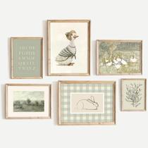 Pôster em tela SYYANKK Vintage Nursery Wall Art Kids 30x40cm Pôster em tela SYYANKK Vintage Nursery Wall Art Kids 30x40cm