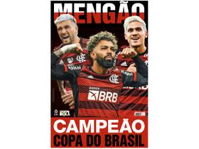 Pôster Flamengo Campeão da Copa do Brasil 2022 84x55cm