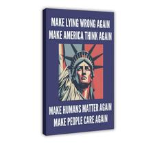 Pôster Fotuven Make Lying Wrong Again Resist Anti Trump 40x60cm Pôster Fotuven Make Lying Wrong Again Resist Anti Trump 40x60cm