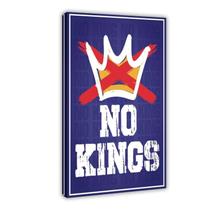 Pôster Fotuven No Kings In America Anti-Trump com moldura de 40 x 60 cm Pôster Fotuven No Kings In America Anti-Trump com moldura de 40 x 60 cm