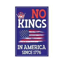 Pôster Fotuven No Kings In America Protest 60x90cm Unframe Pôster Fotuven No Kings In America Protest 60x90cm Unframe