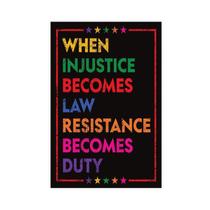 Pôster Fotuven Resistance No Kings In America Protest 50x75cm Pôster Fotuven Resistance No Kings In America Protest 50x75cm