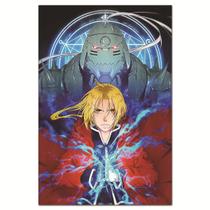 Pôster Fullmetals Alchemists Edwards Elrics Anime Art 30x40cm Pôster Fullmetals Alchemists Edwards Elrics Anime Art 30x40cm