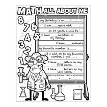 Pôster Fun Express Cyo Math All About Me 30-30 peças