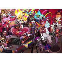 Poster Hell Hotel Anime, arte de parede sem moldura de 29,7x42 cm