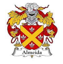 Pôster Heráldica Brasão Da Família Almeida 32X43 Cm
