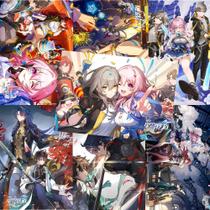 Pôster Honkais Stars Railss Anime Art 29,6 x 42,6 cm (8 unidades)